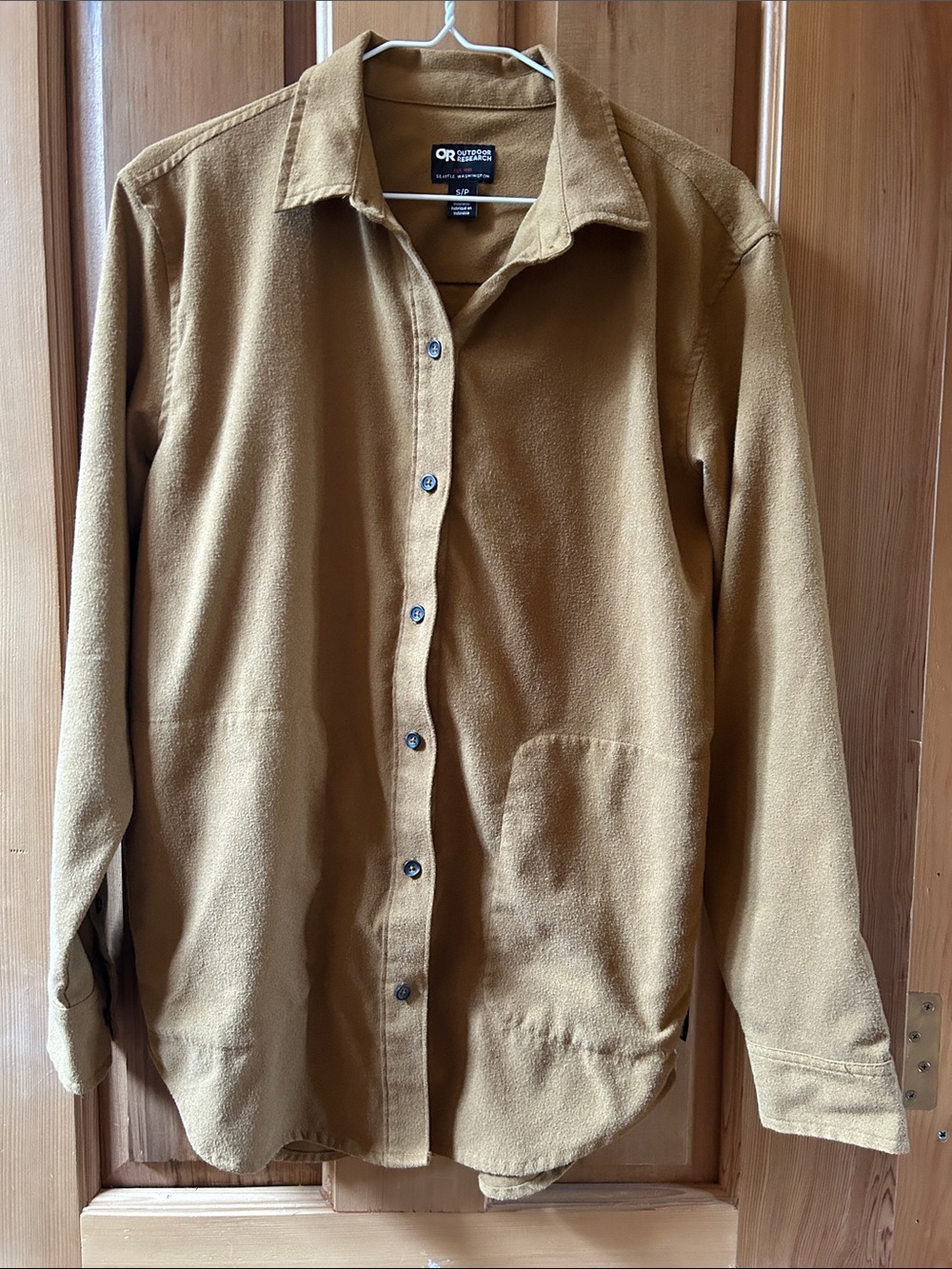 Outdoor Research Women's Caramel Tan Button-Down Shirt